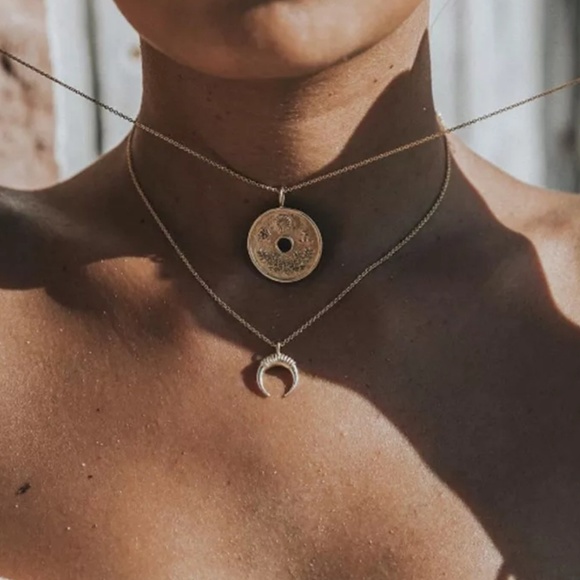Boutique By The Bay Jewelry - Layered Coin Necklace